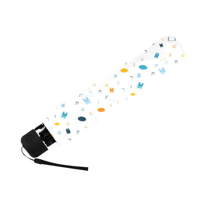 Mitzvah Boy Aleph Beis Umbrella Anti-UV Foldable Umbrella (Underside Printing) (U07)