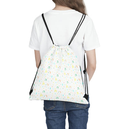 Summer Theme White Aleph Beis Camp Bag