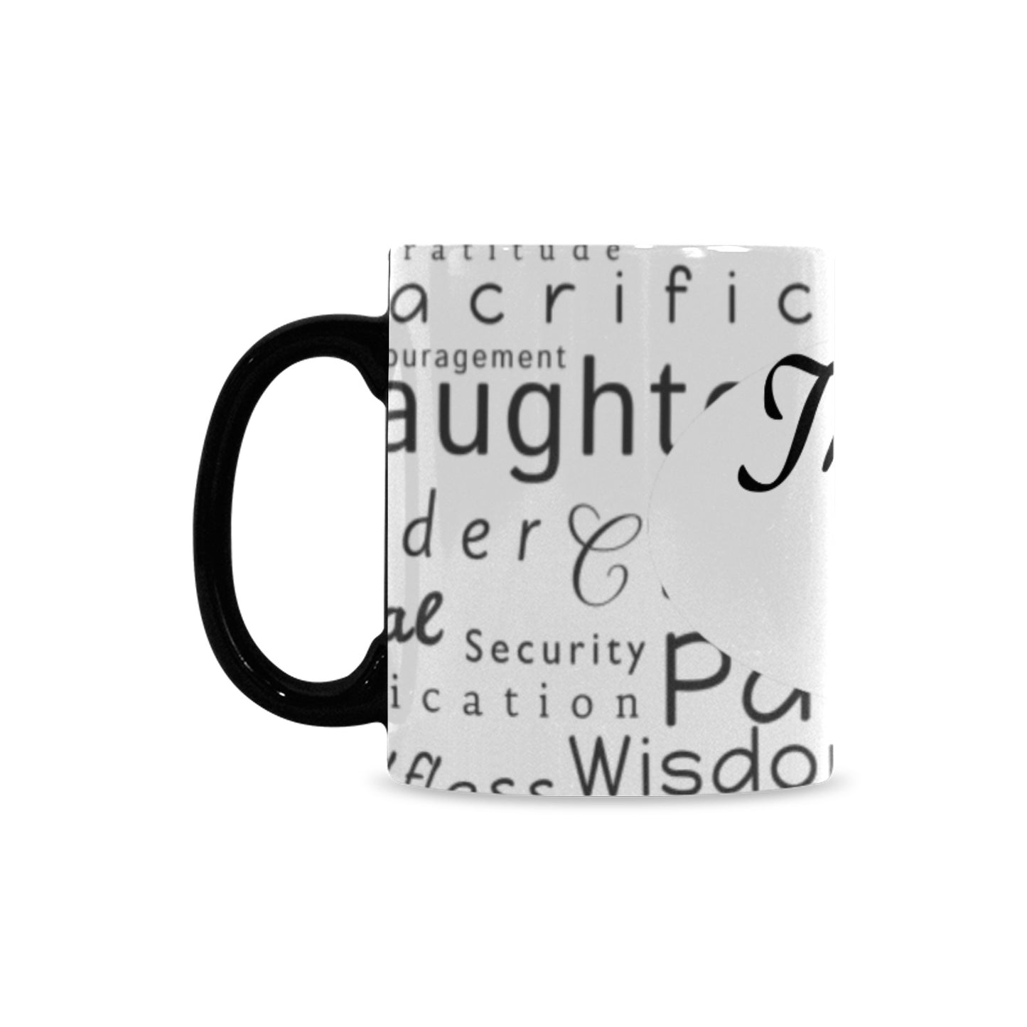The Middle Child-WordArt Custom Morphing Mug (11oz)